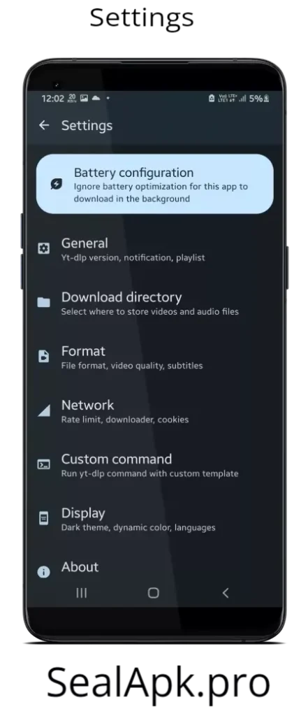 Seal Latest version Settings download