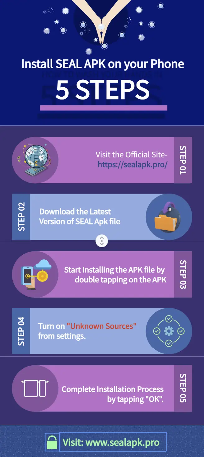 install seal apk infographic